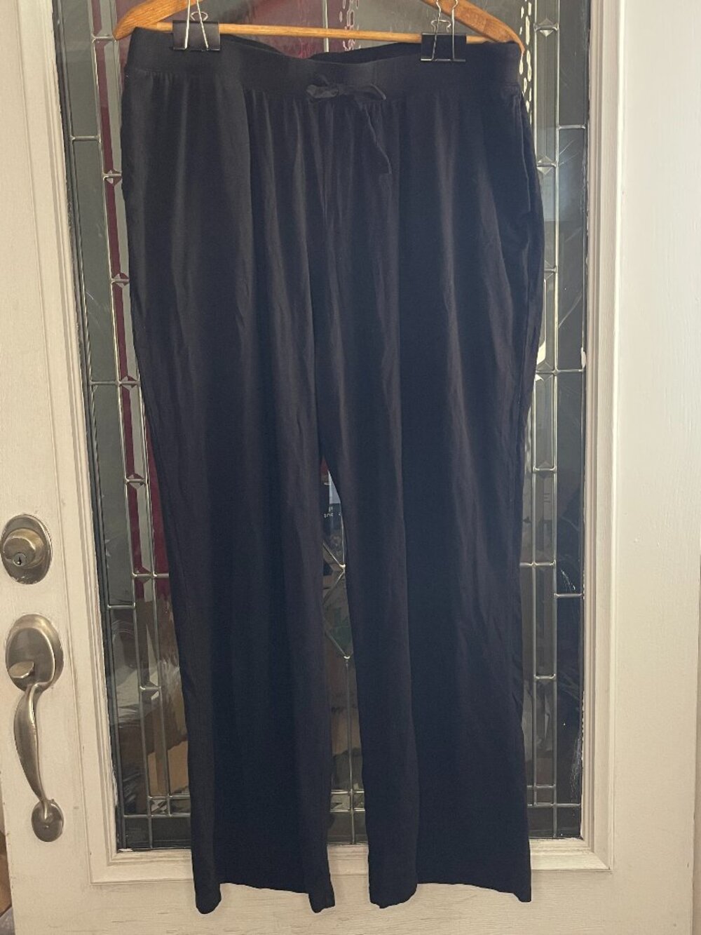 Sonoma Goods For Life Pajama Pants Womens XXL Black Lounge PJs Sleepwear Soft